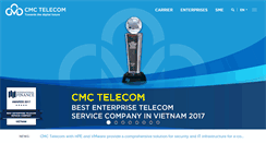 Desktop Screenshot of cmctelecom.vn