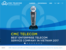 Tablet Screenshot of cmctelecom.vn